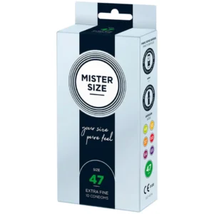Preservativi XS Mister size 47 Ultra sottili 10 pezzi