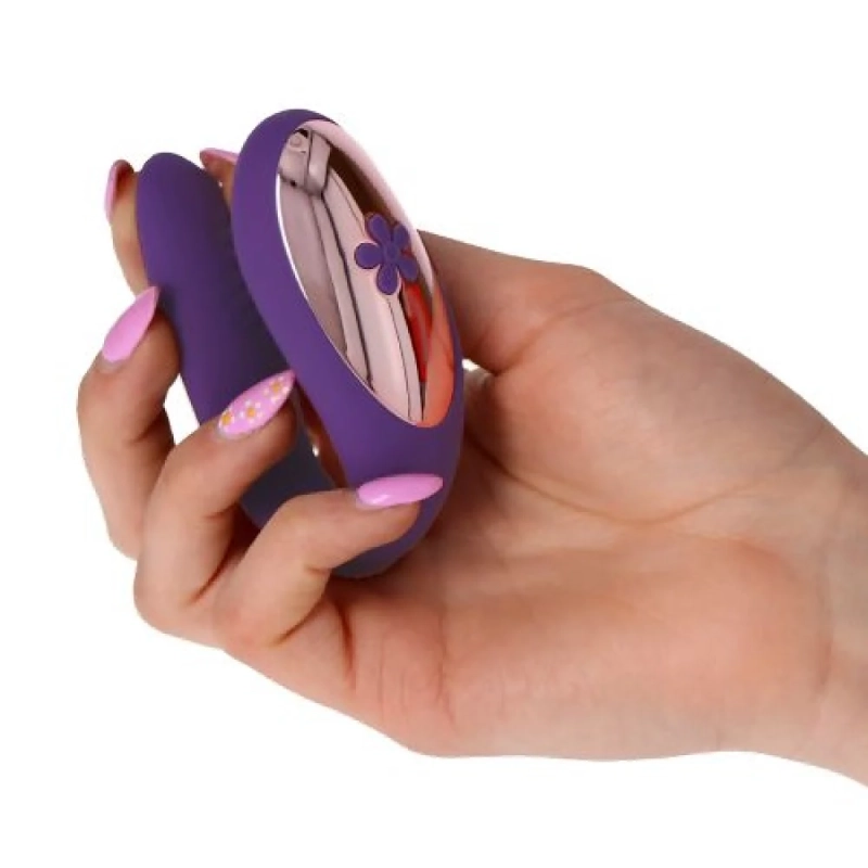 Vibratore per Coppia Love Nest Viola 2 in 1 - immagine 4