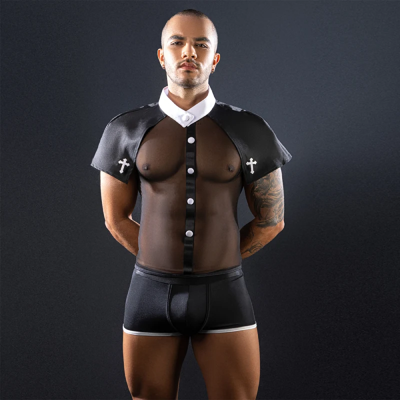 Set Intimo Uomo Sacerdote Priest Style Tg unica - immagine 2