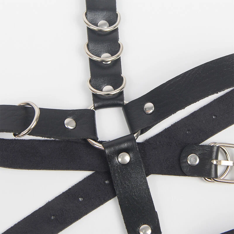 Imbracatura a Giarrettiera in Pelle - Subblime Lingerie - immagine 5