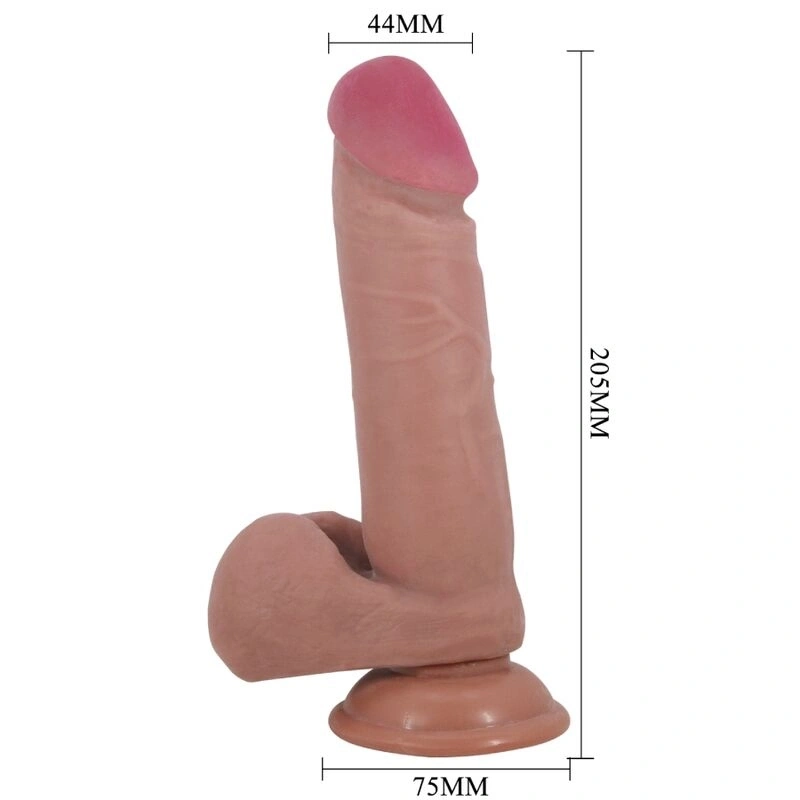 Dildo Realistico Sliding Skin 20 cm - immagine 3