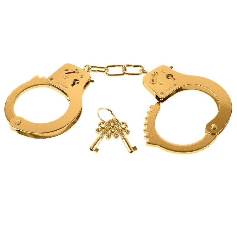 Manette Fetish Fantasy Gold in Metallo Dorato